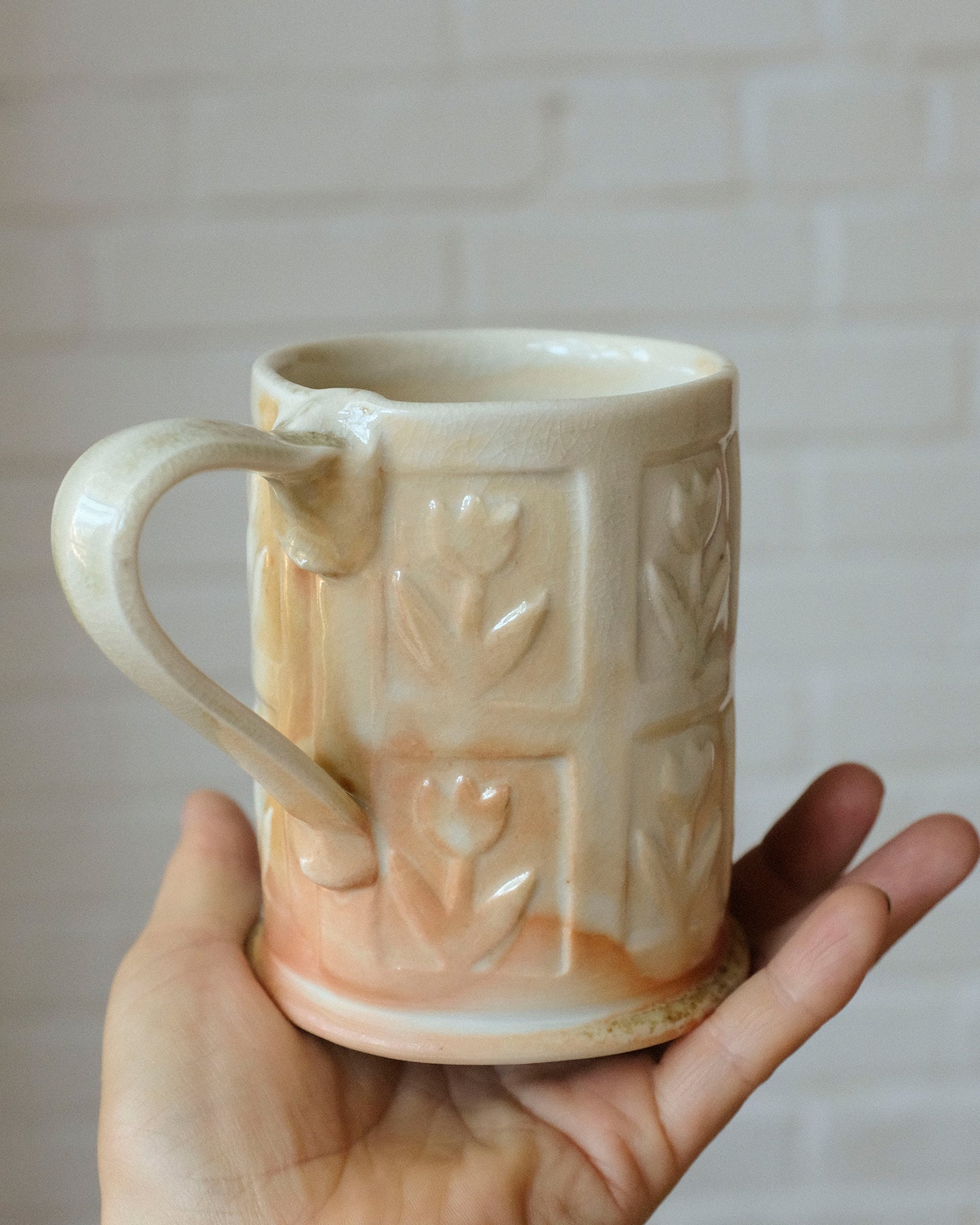 Wood Fired Tall Mug 01