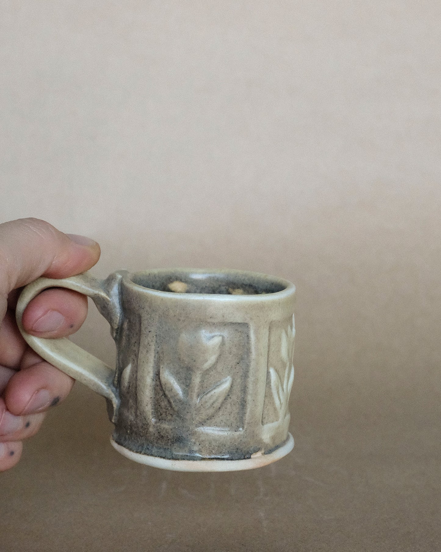 Mug à expresso chauffé au bois 04