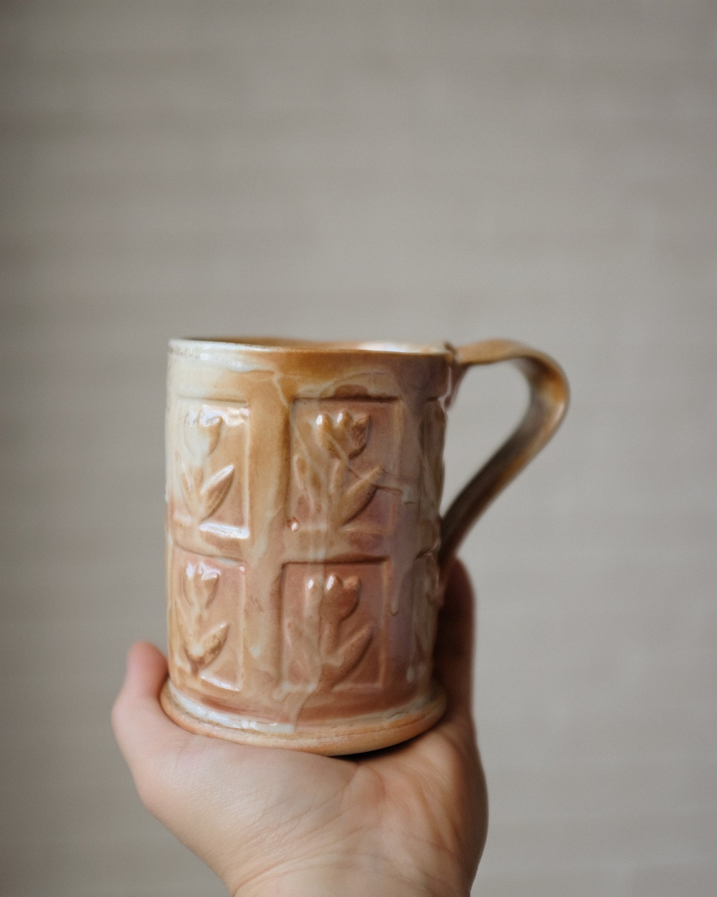 Wood Fired Tall Mug 04