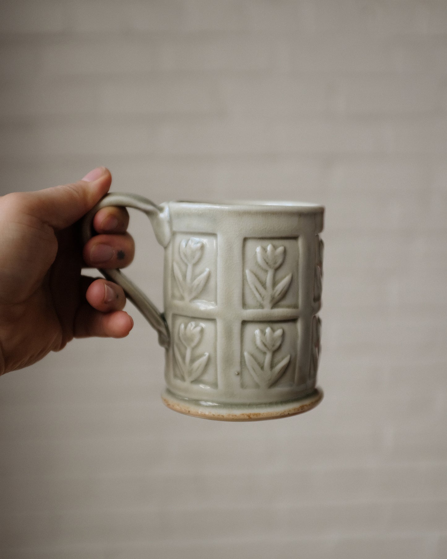 Wood Fired Tall Mug 05