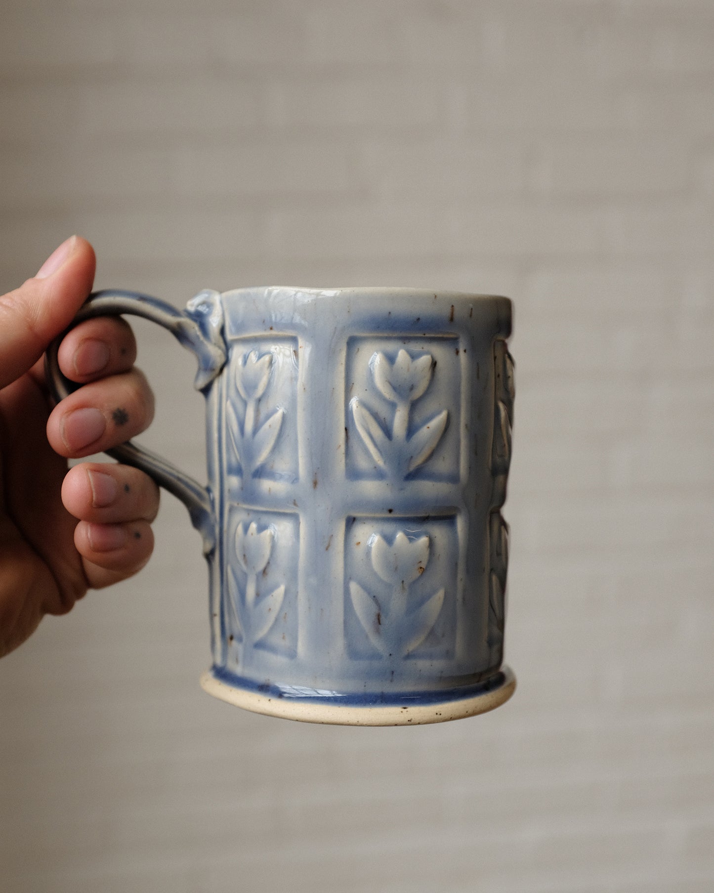 tulip stamp mug tall
