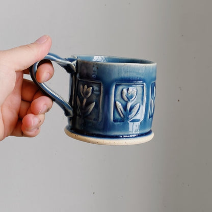 stamped mug