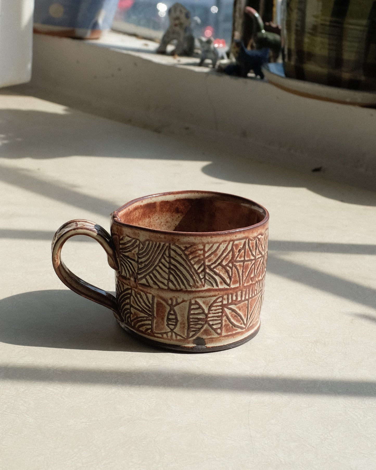 tasse à motifs