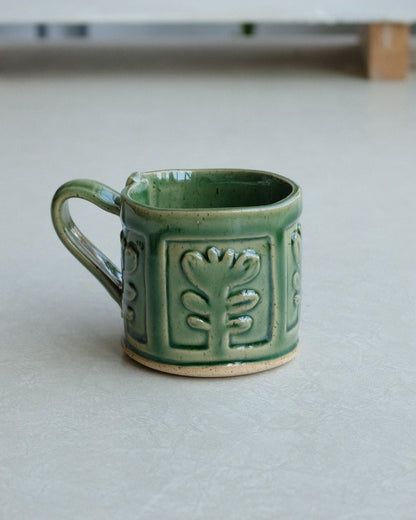 stamped mug