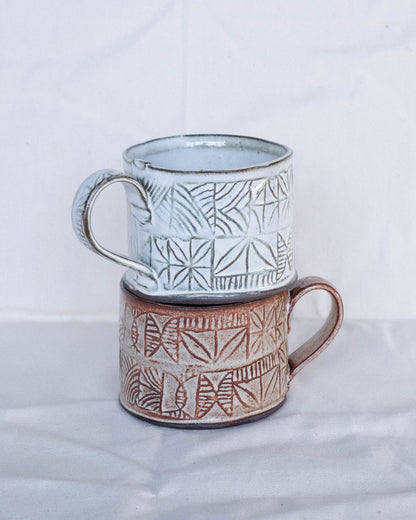 tasse à motifs