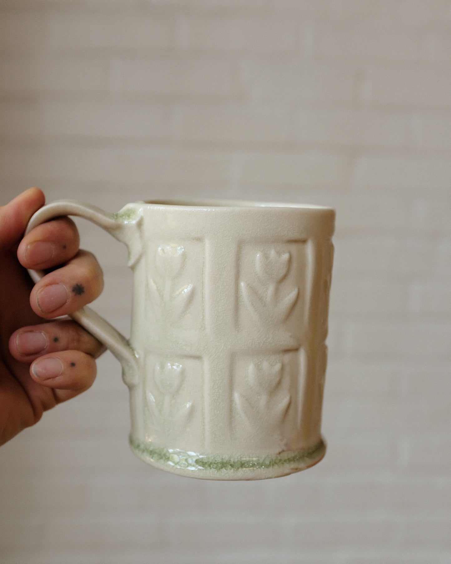 Wood Fired Tall Mug 02