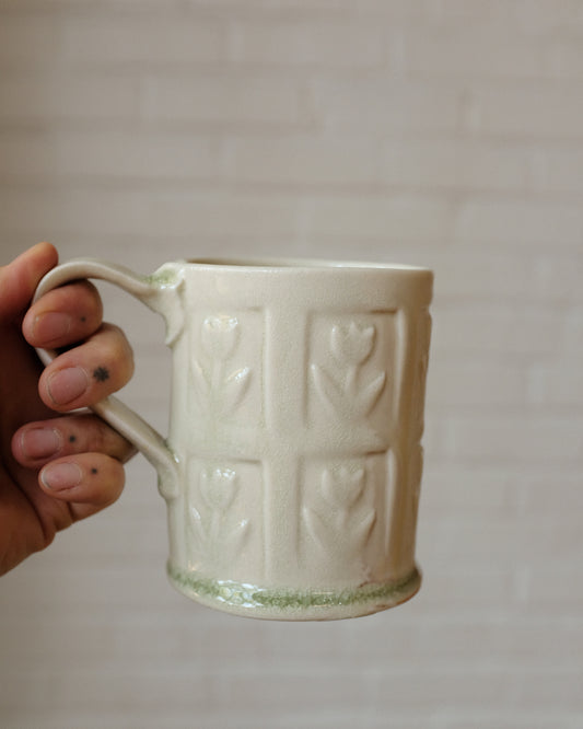 Wood Fired Tall Mug 02