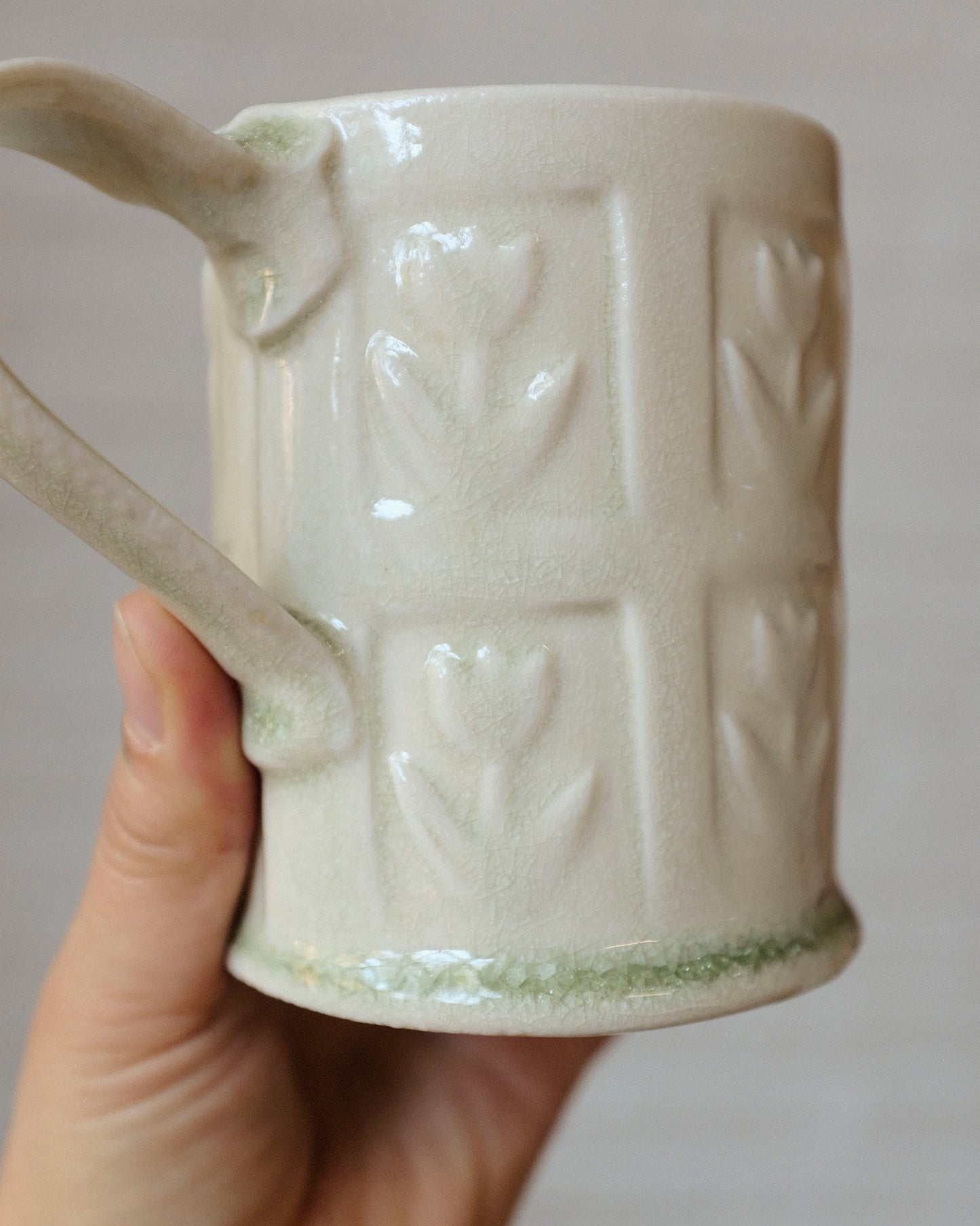 Wood Fired Tall Mug 02