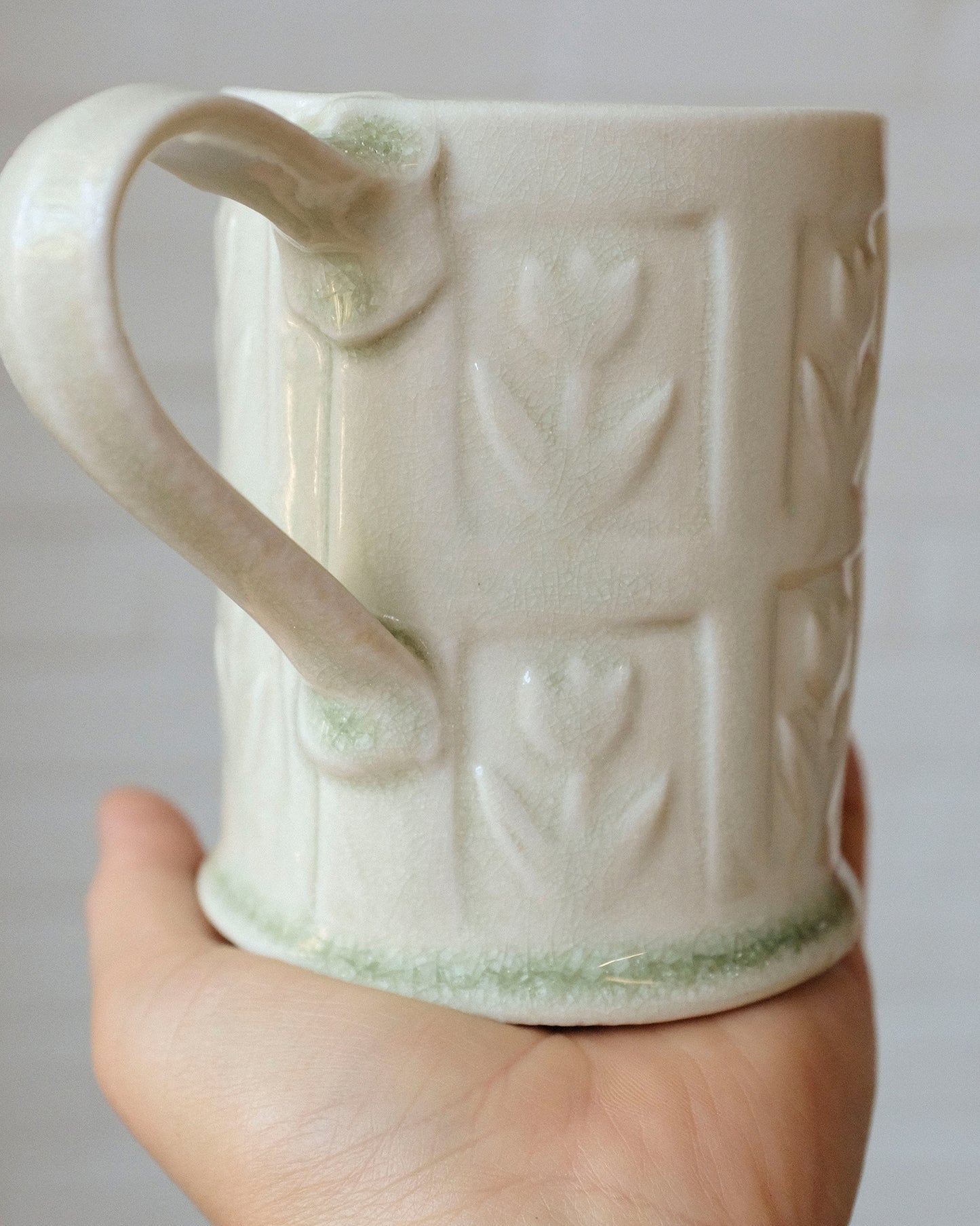 Wood Fired Tall Mug 02