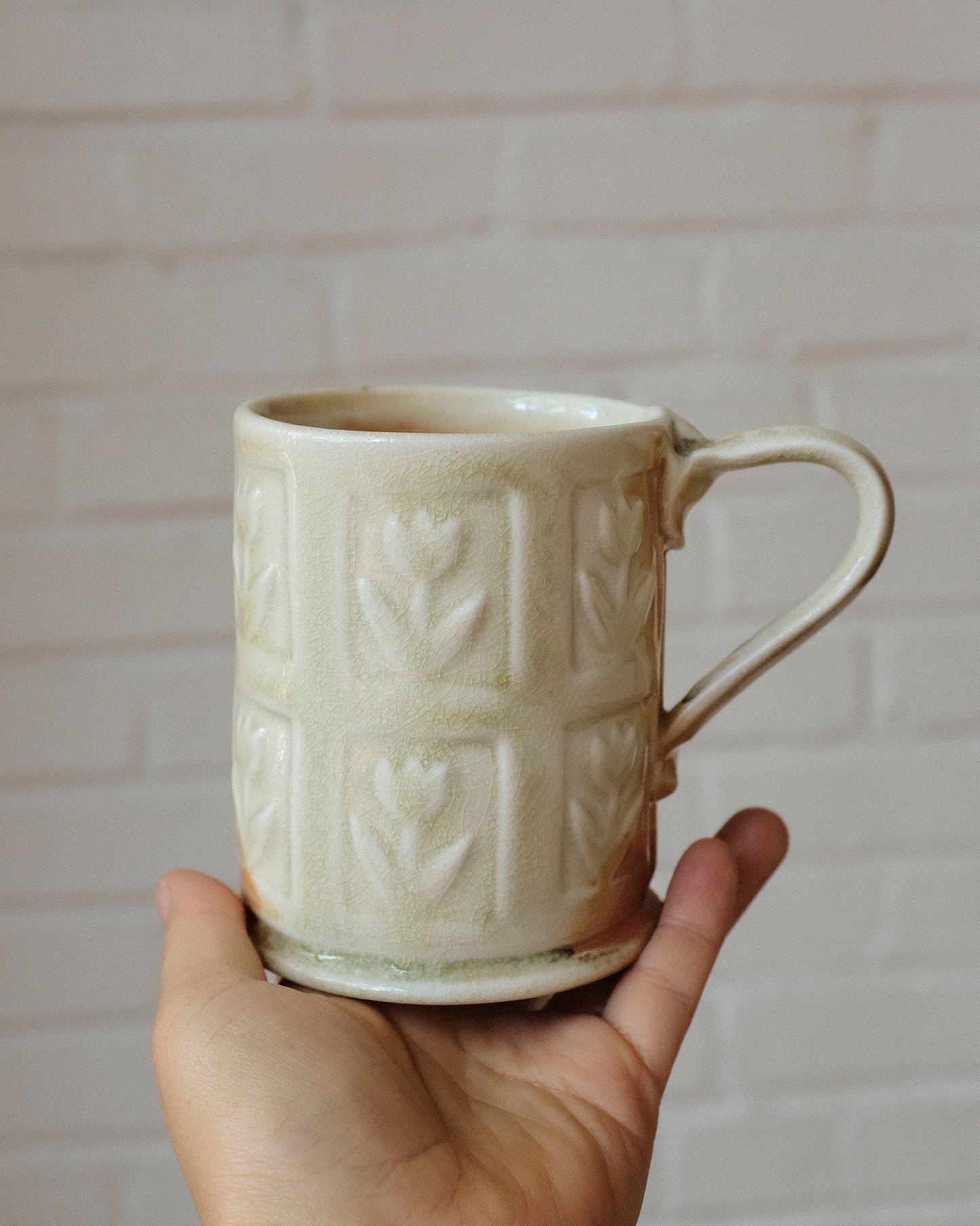 Wood Fired Tall Mug 01