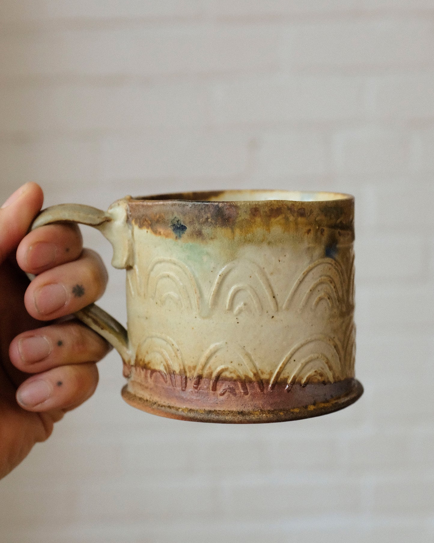 Wood Fired Short Mug 03
