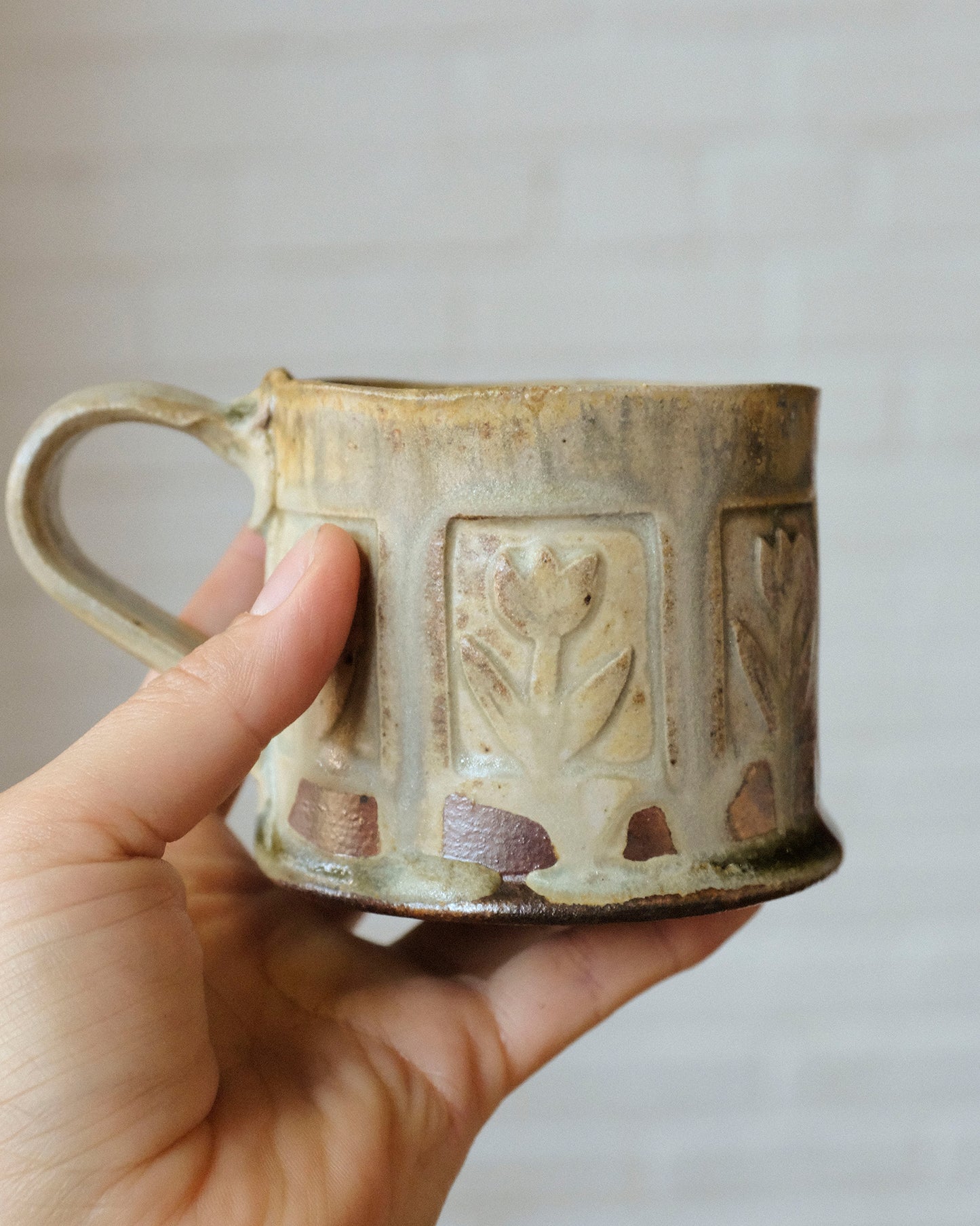 Wood Fired Short Mug 05