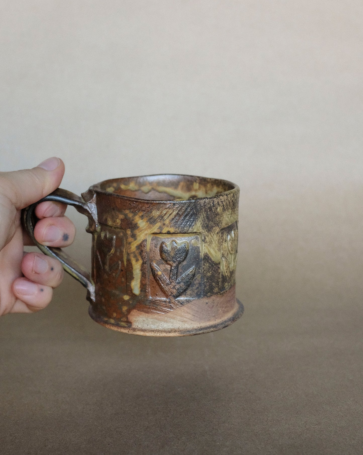 Wood Fired Short Mug 04