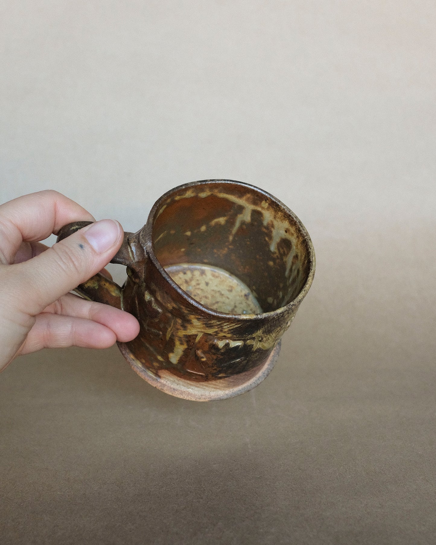 Wood Fired Short Mug 04