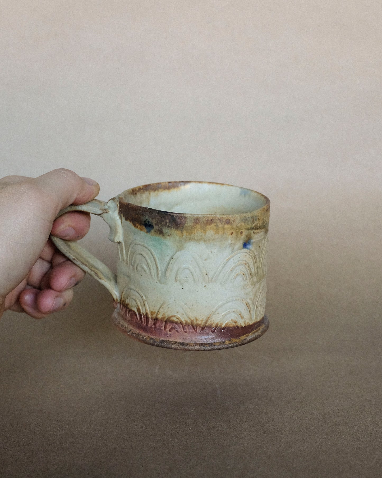 Wood Fired Short Mug 03