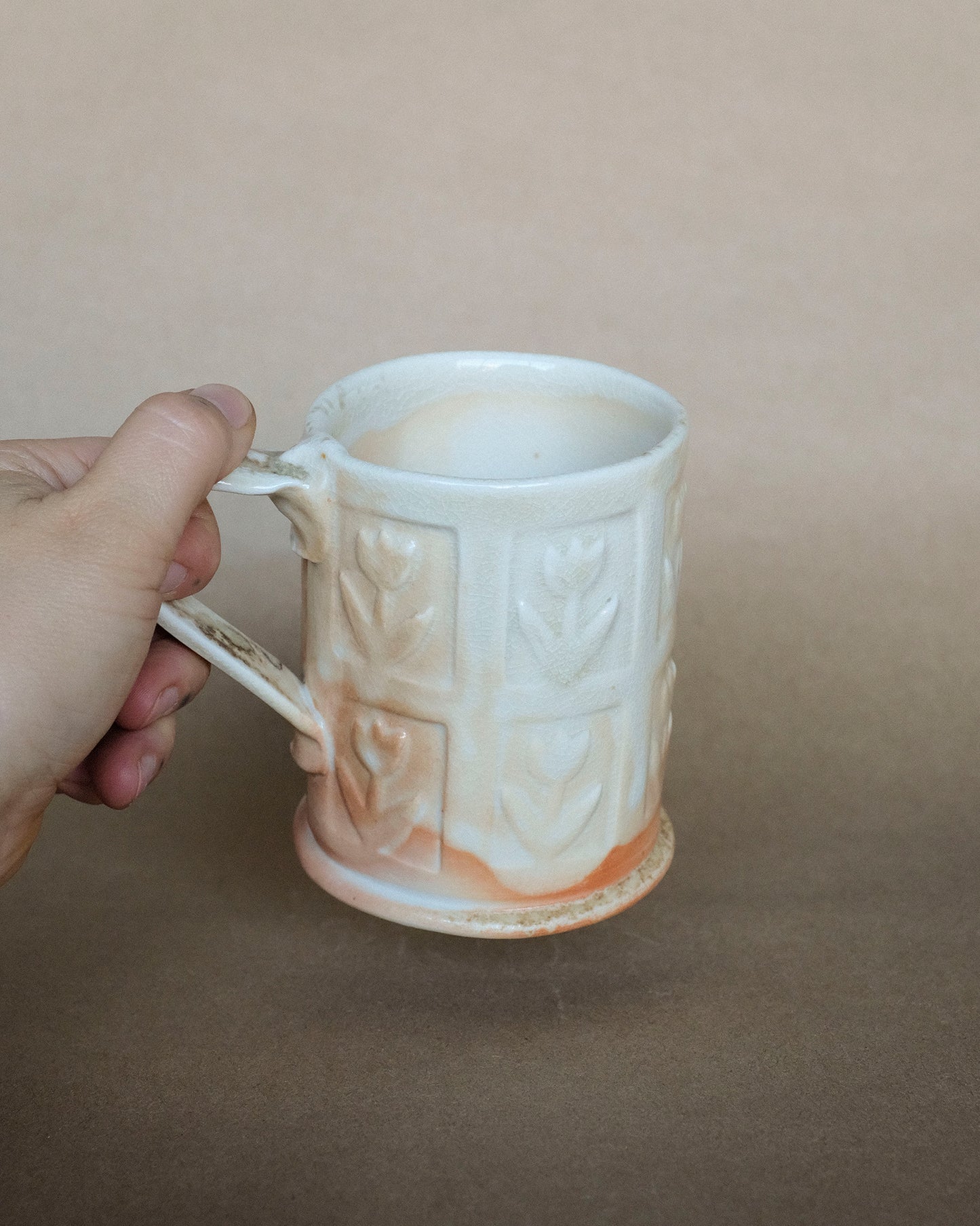 Wood Fired Tall Mug 01