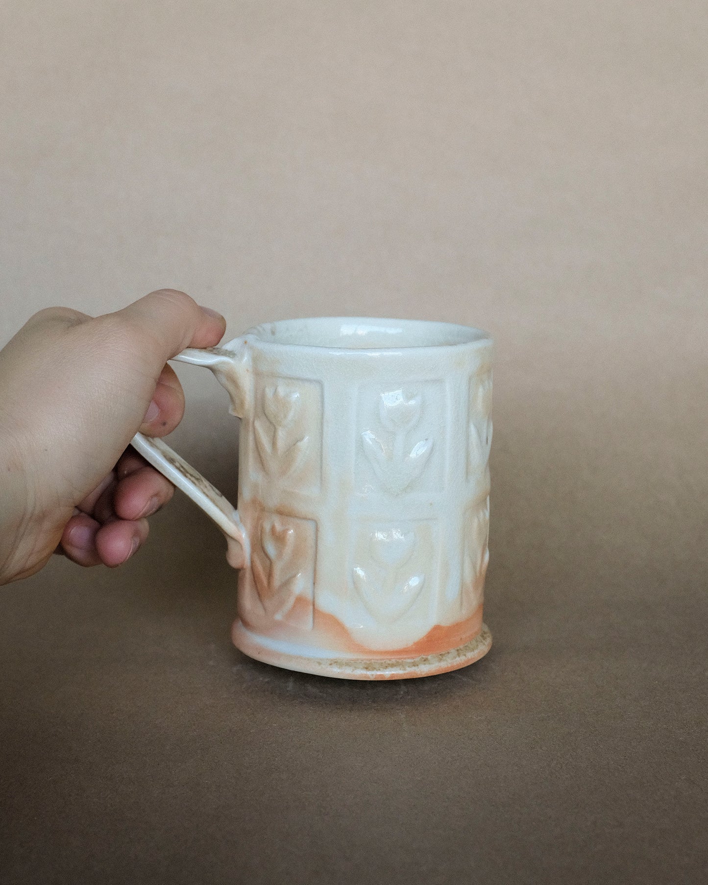 Wood Fired Tall Mug 01