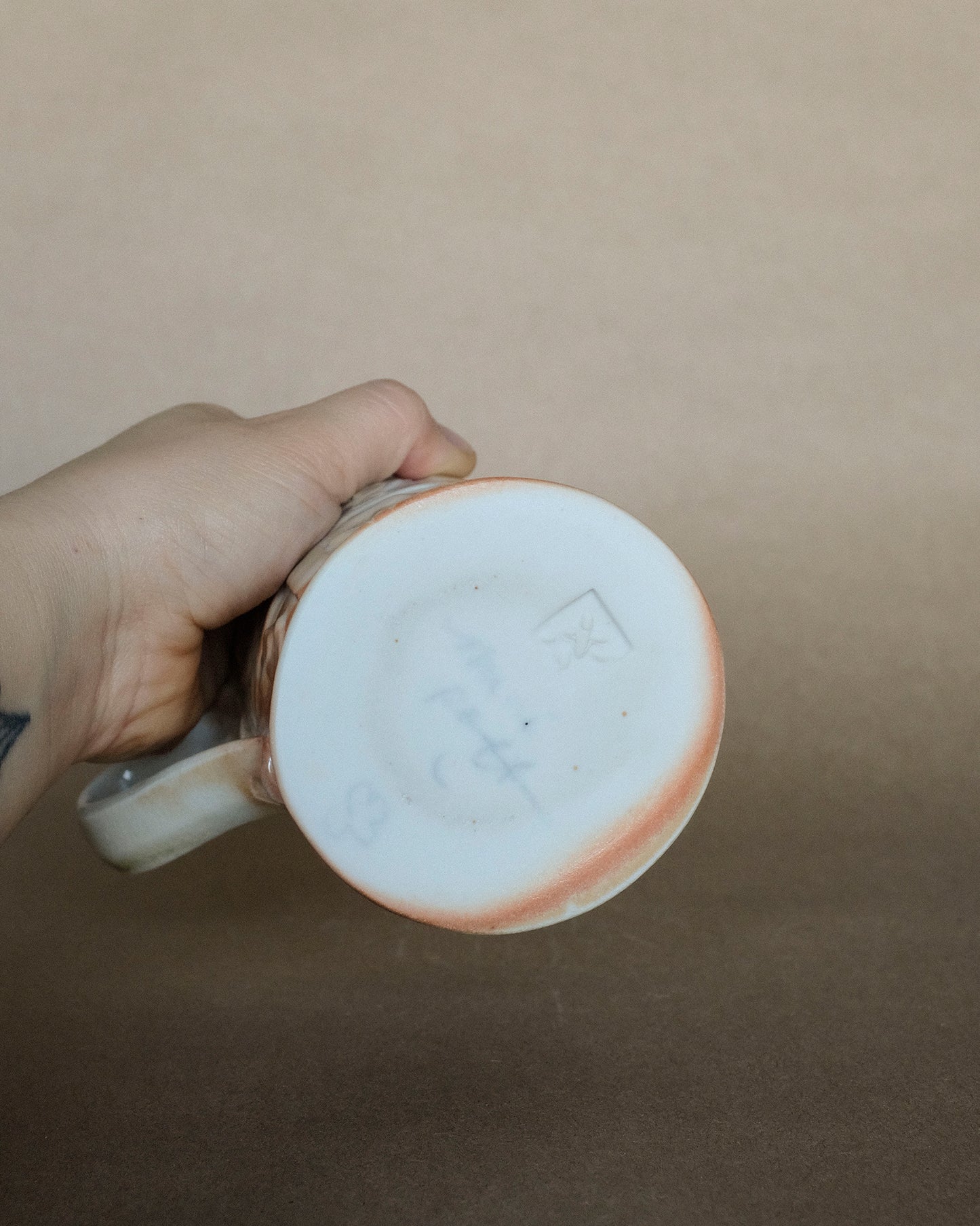 Wood Fired Tall Mug 01