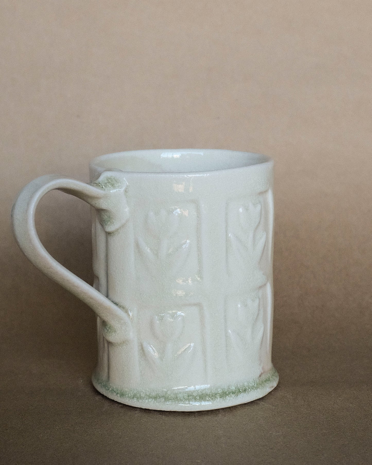 Wood Fired Tall Mug 02