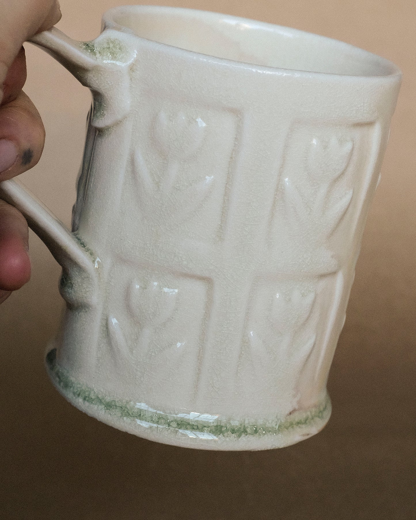 Wood Fired Tall Mug 02