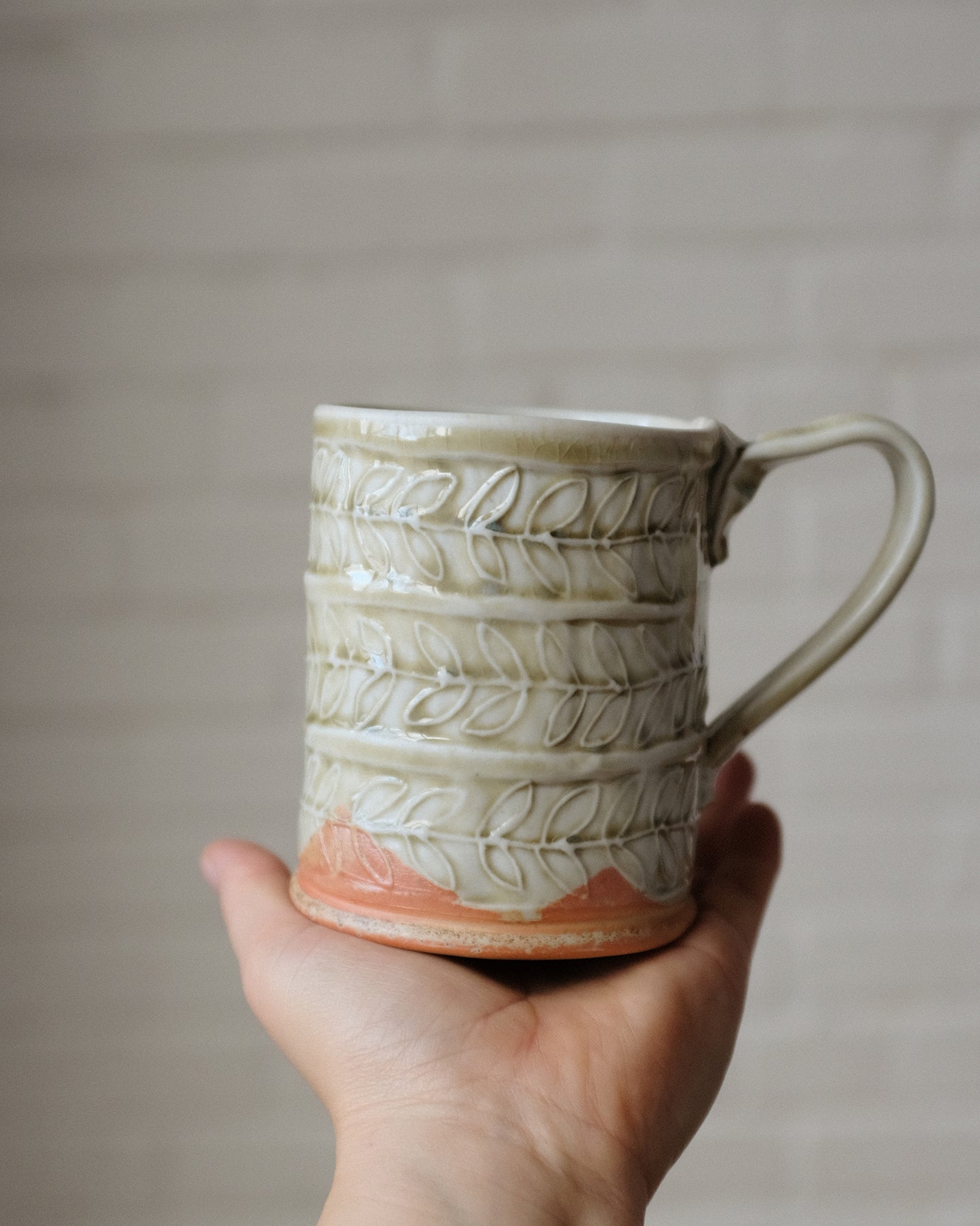 Wood Fired Tall Mug 03