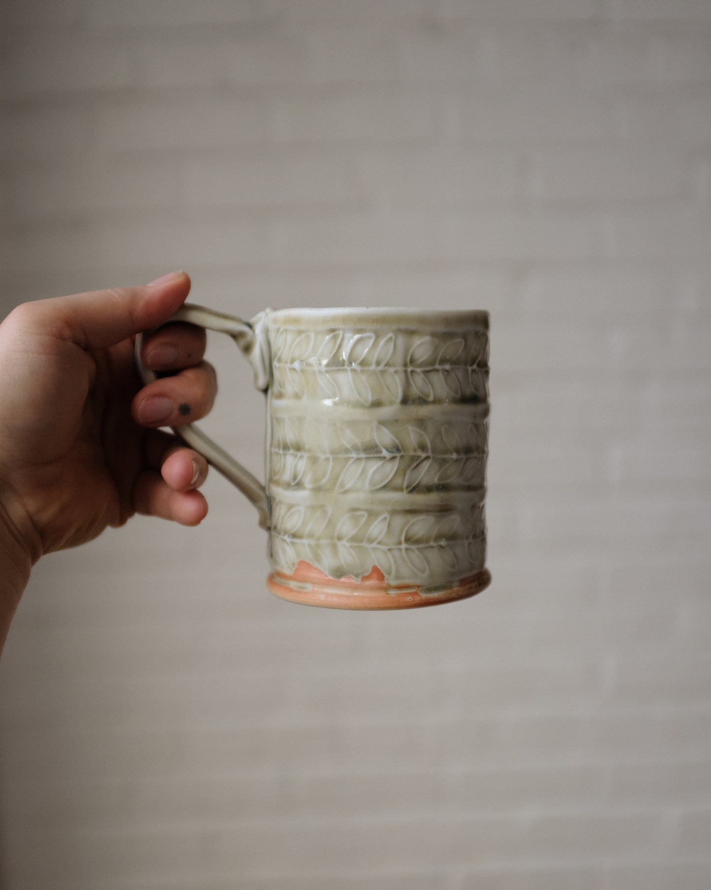 Wood Fired Tall Mug 03