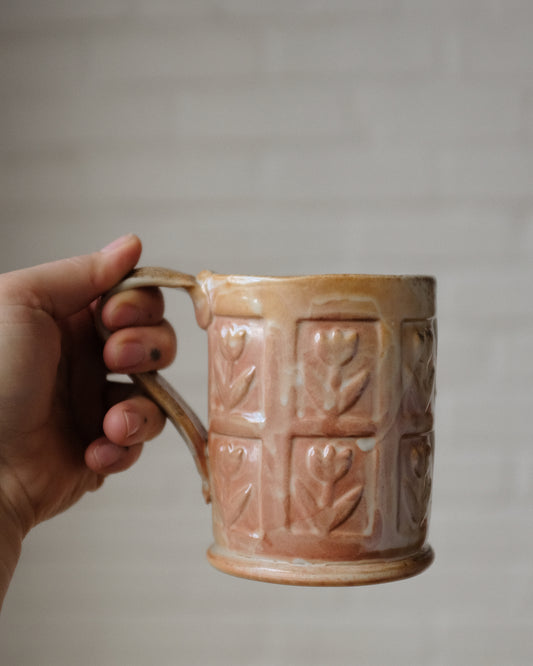 Wood Fired Tall Mug 04