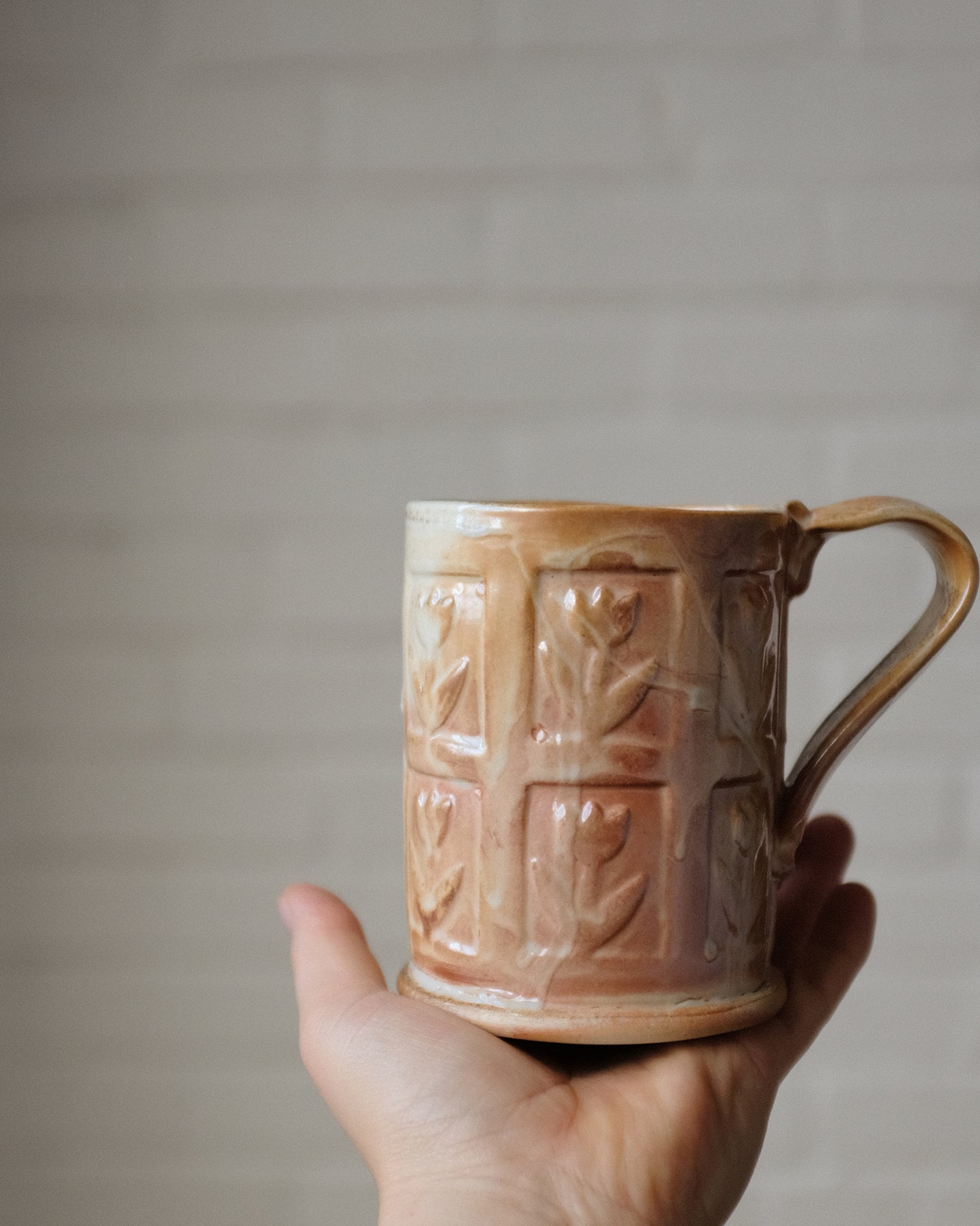 Wood Fired Tall Mug 04