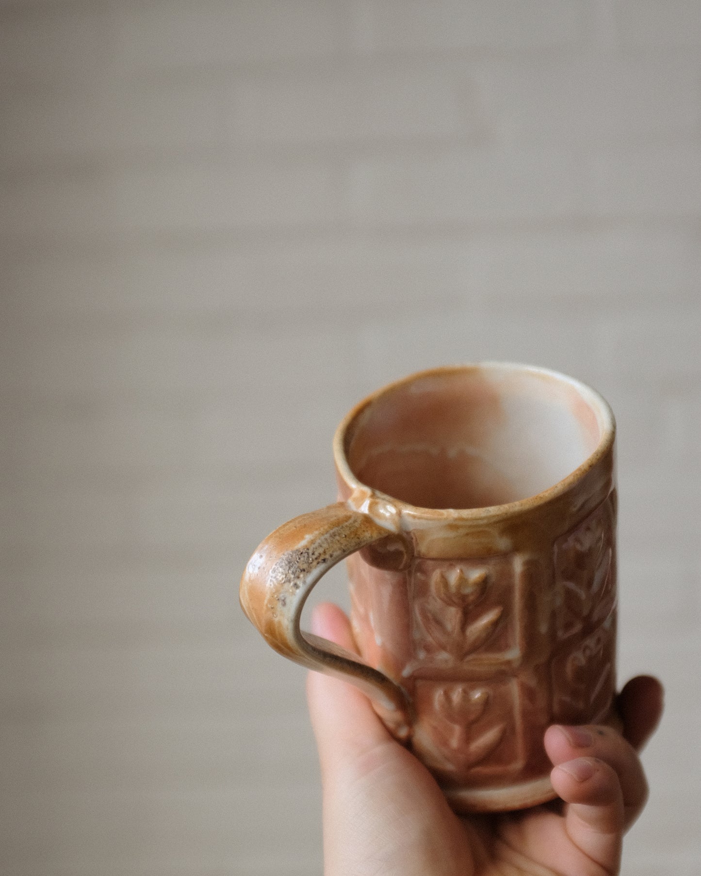 Wood Fired Tall Mug 04