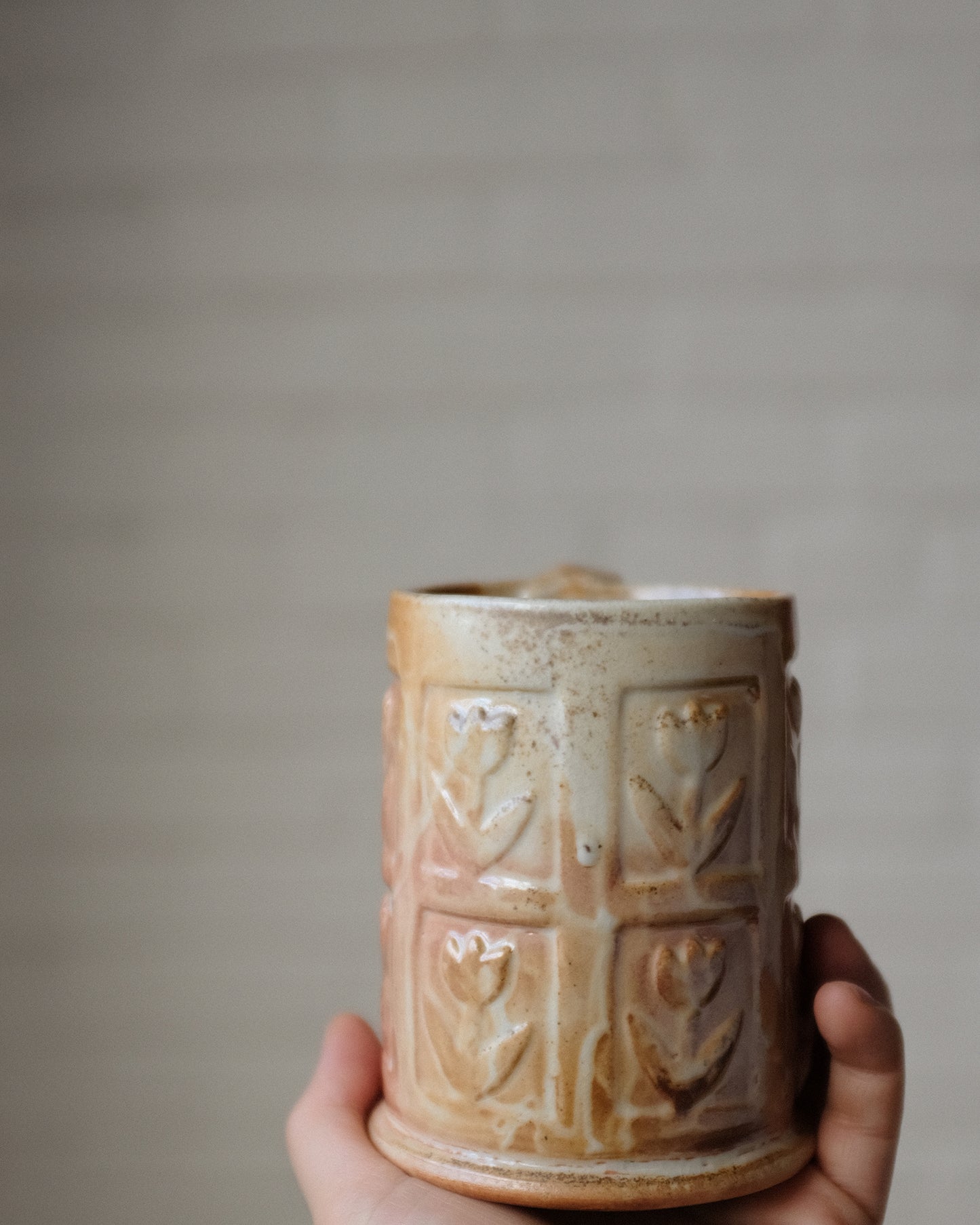 Wood Fired Tall Mug 04
