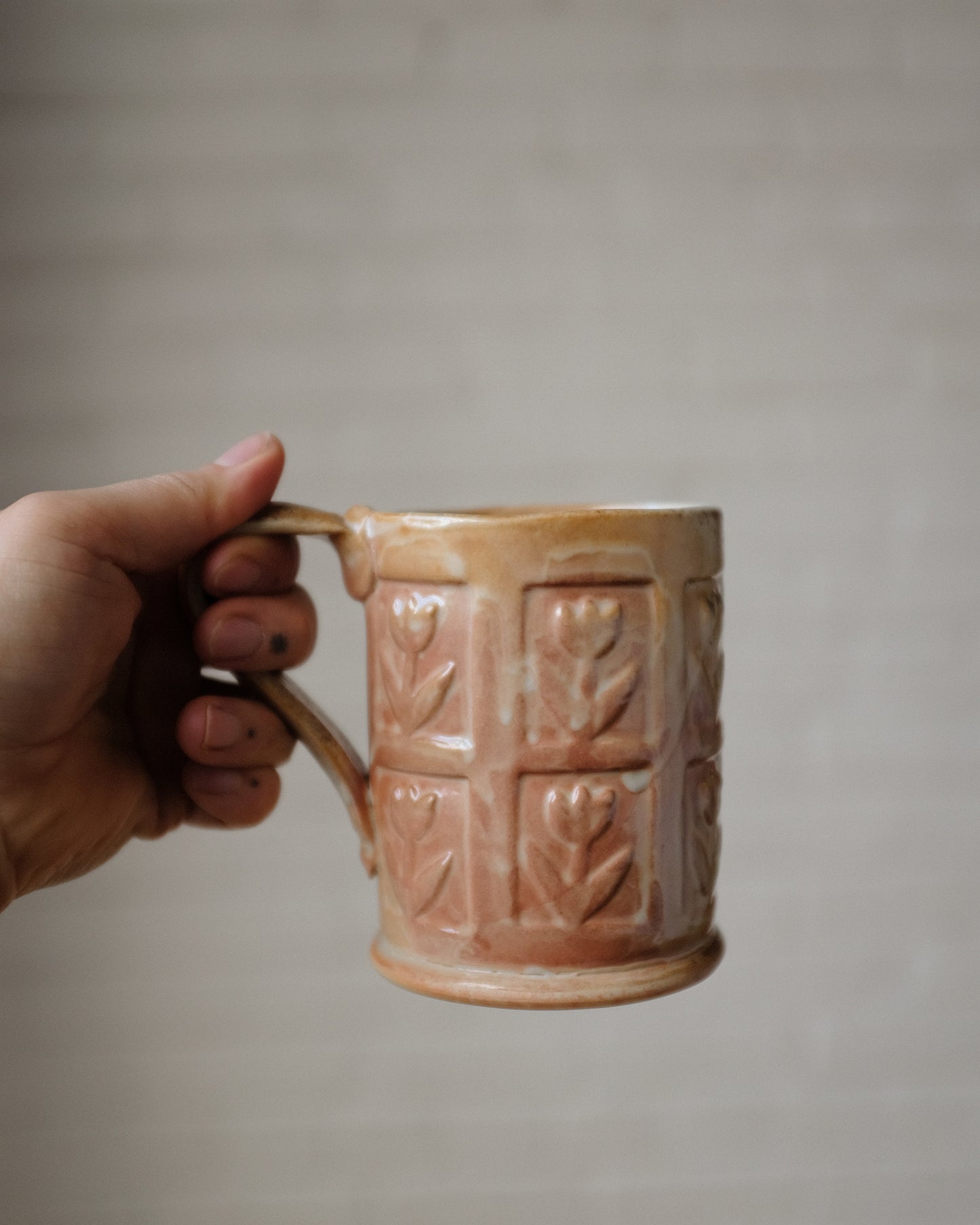 Wood Fired Tall Mug 04