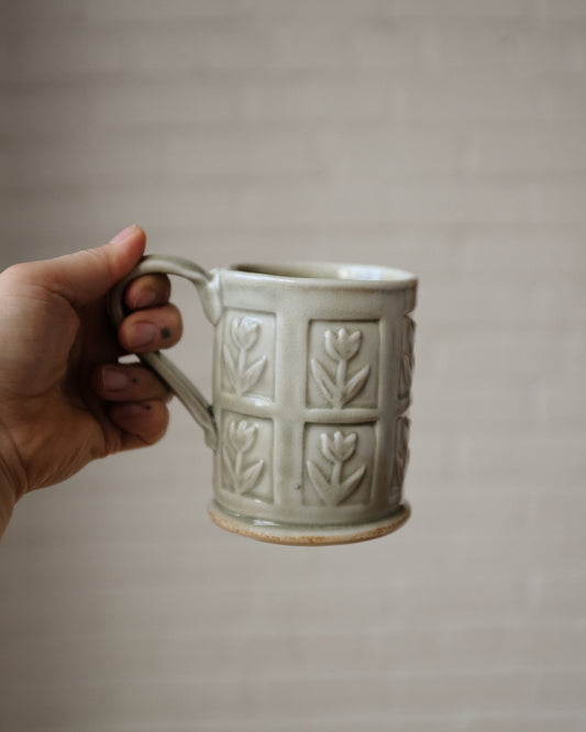 Wood Fired Tall Mug 05