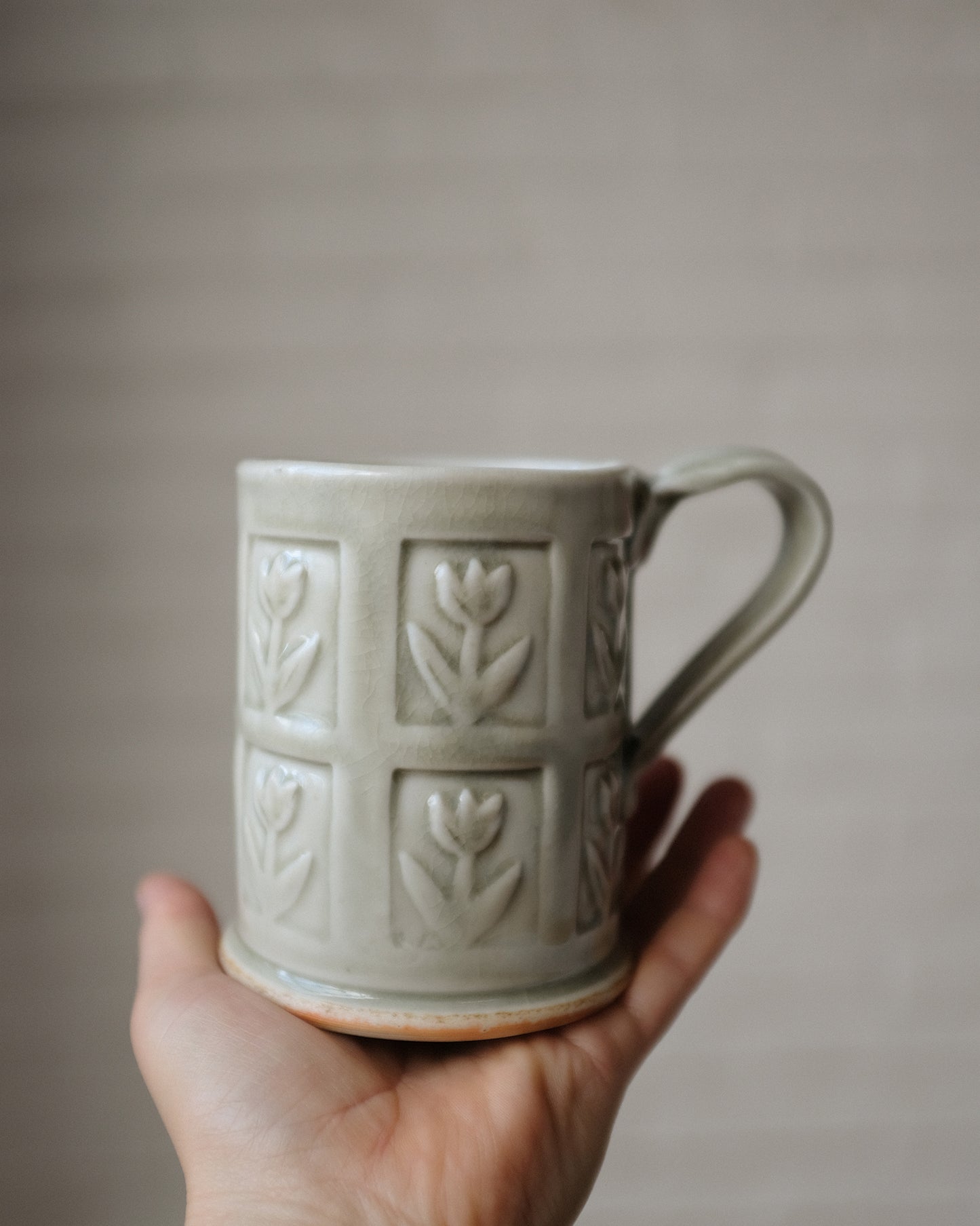 Wood Fired Tall Mug 05