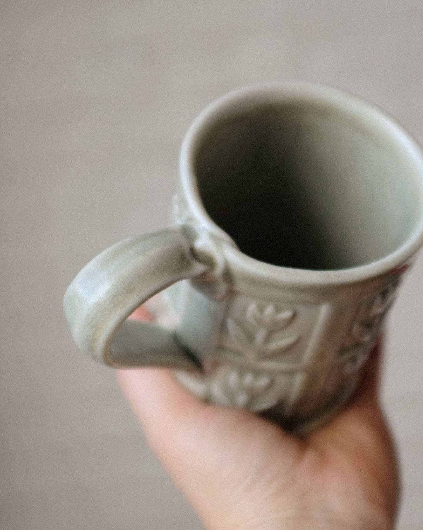 Wood Fired Tall Mug 05