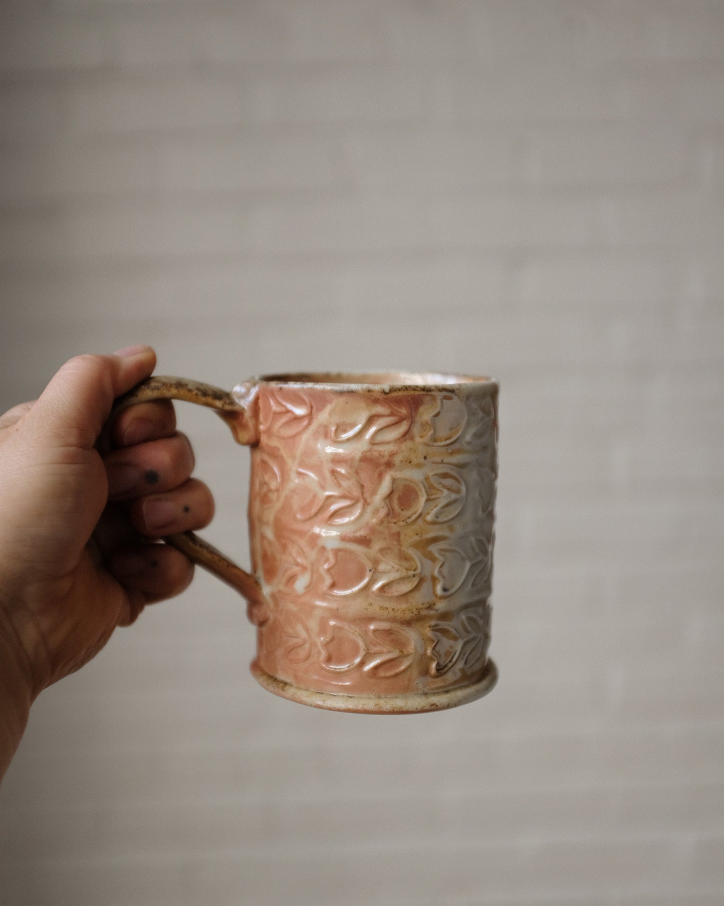 Wood Fired Tall Mug 06