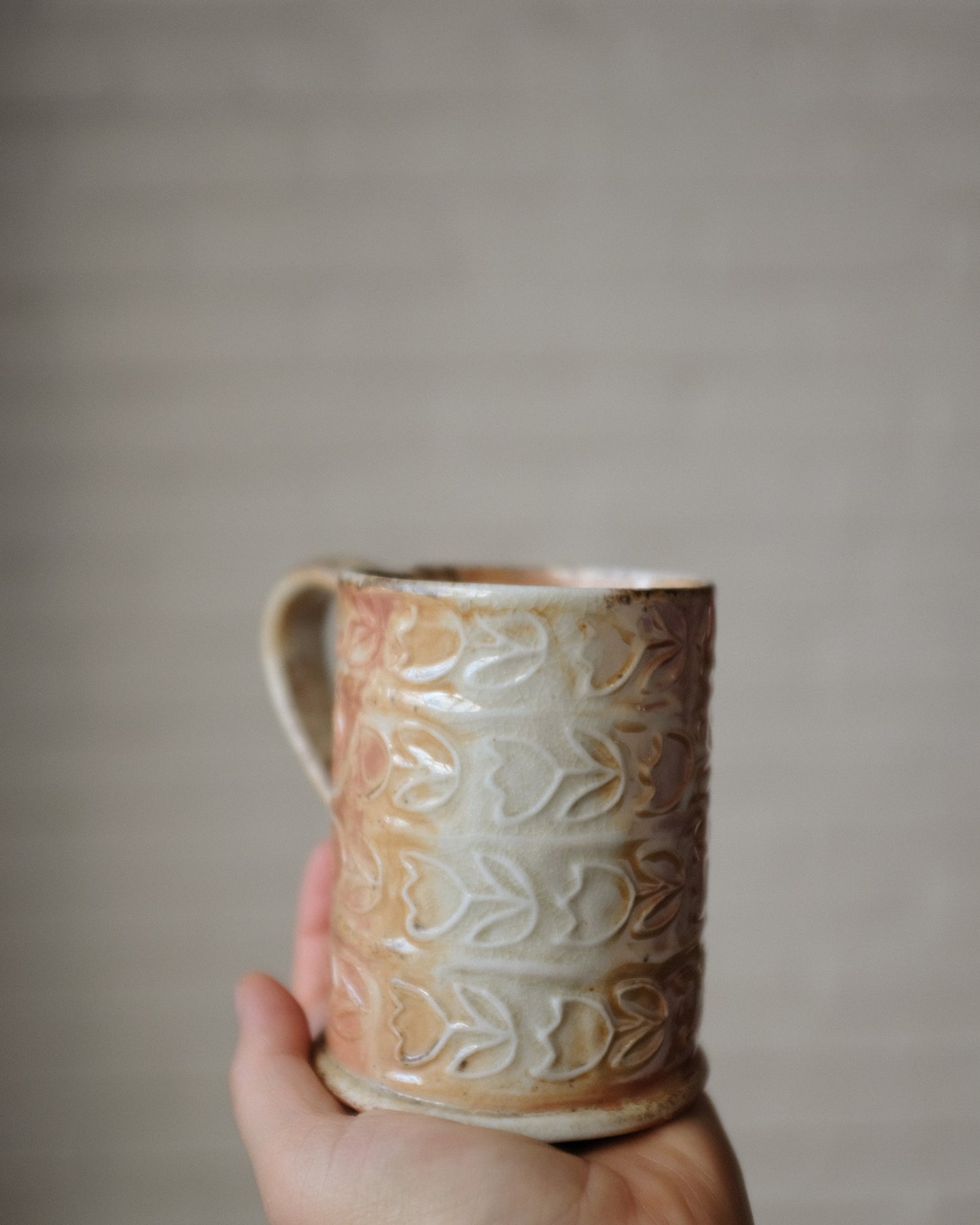 Wood Fired Tall Mug 06