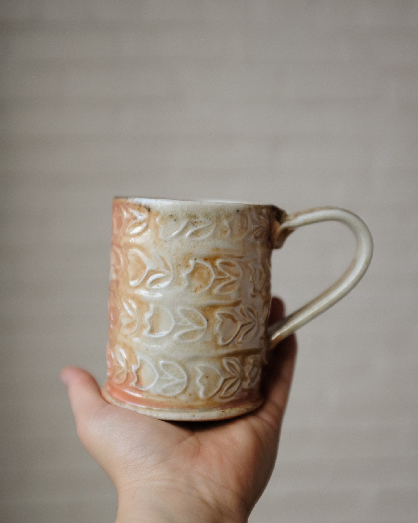 Wood Fired Tall Mug 06