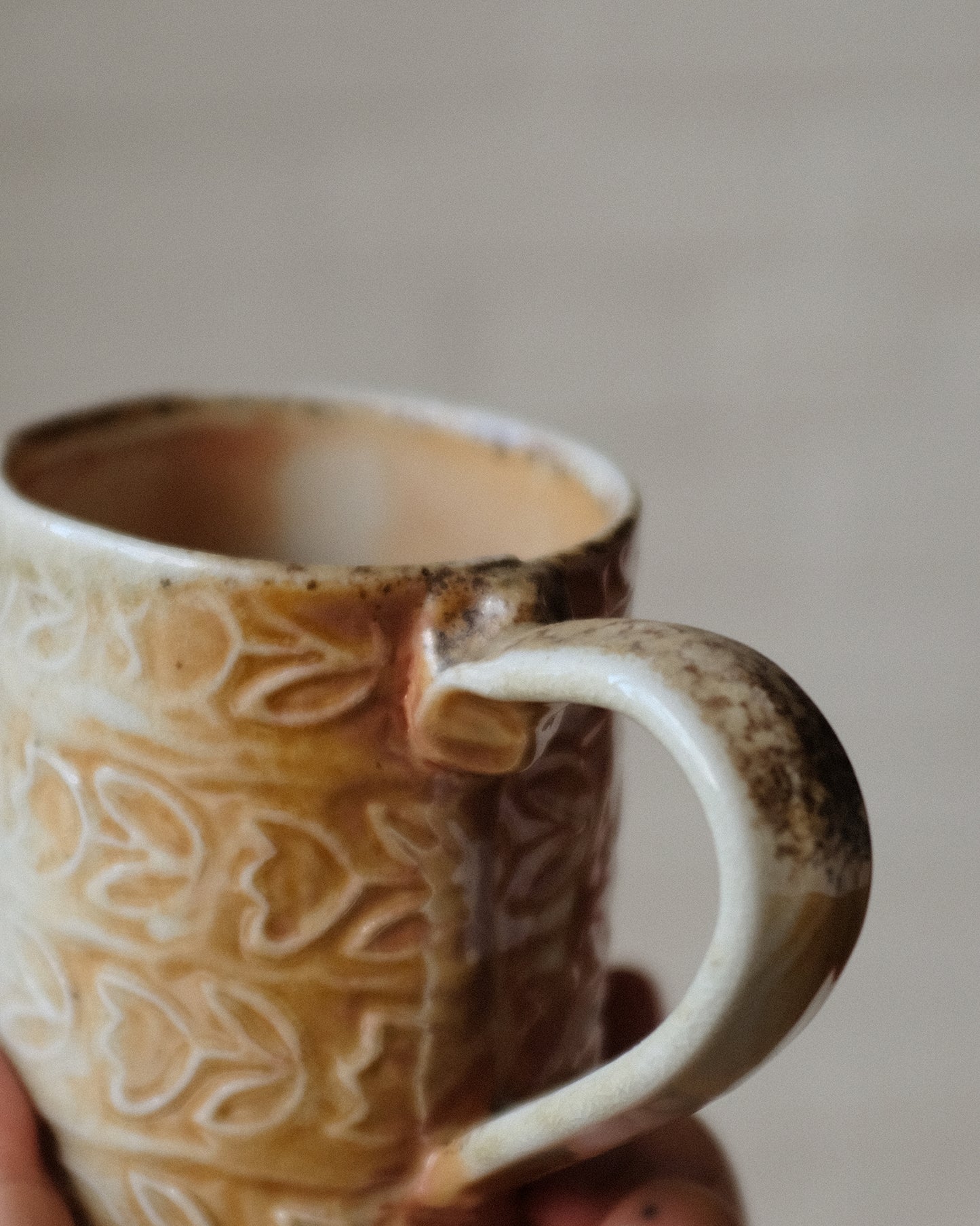 Wood Fired Tall Mug 06