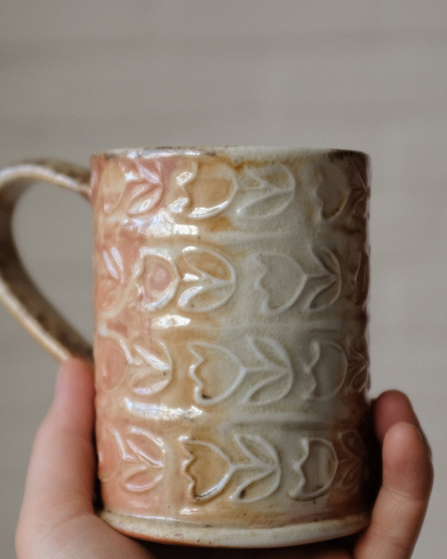 Wood Fired Tall Mug 06