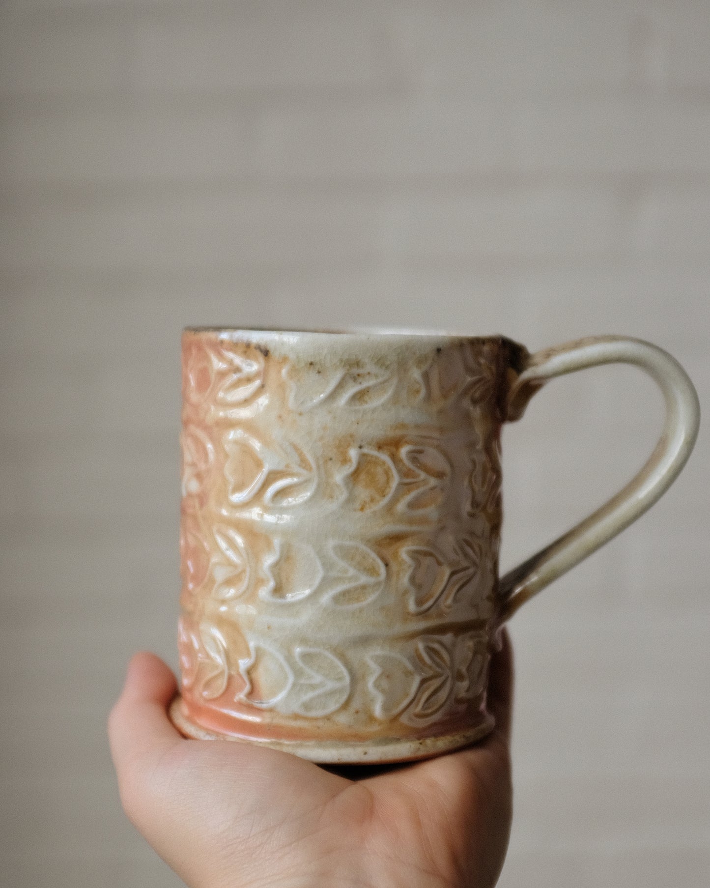 Wood Fired Tall Mug 06