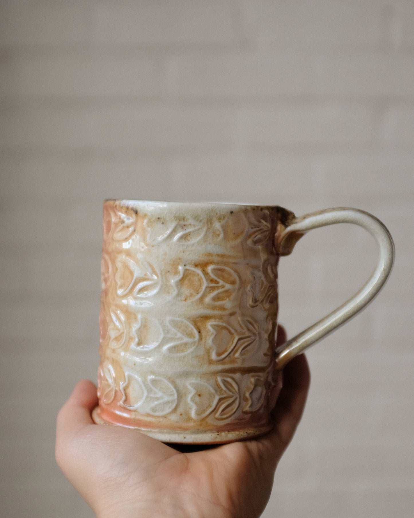 Wood Fired Tall Mug 06