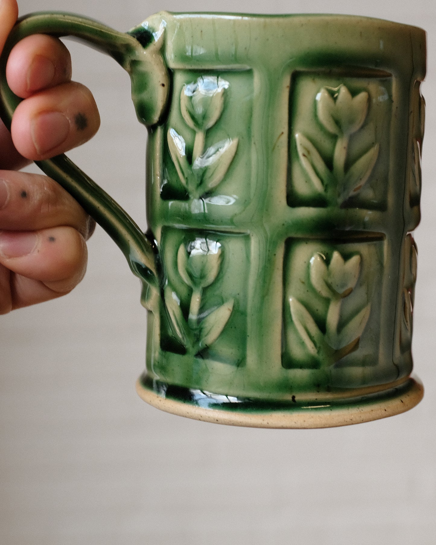 tulip stamp mug tall