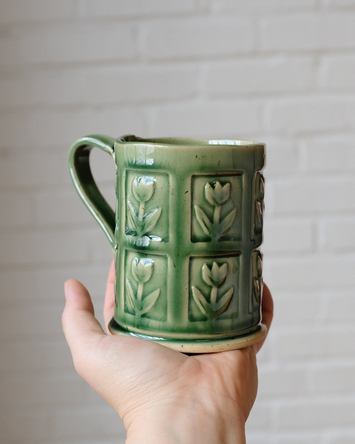 tulip stamp mug tall