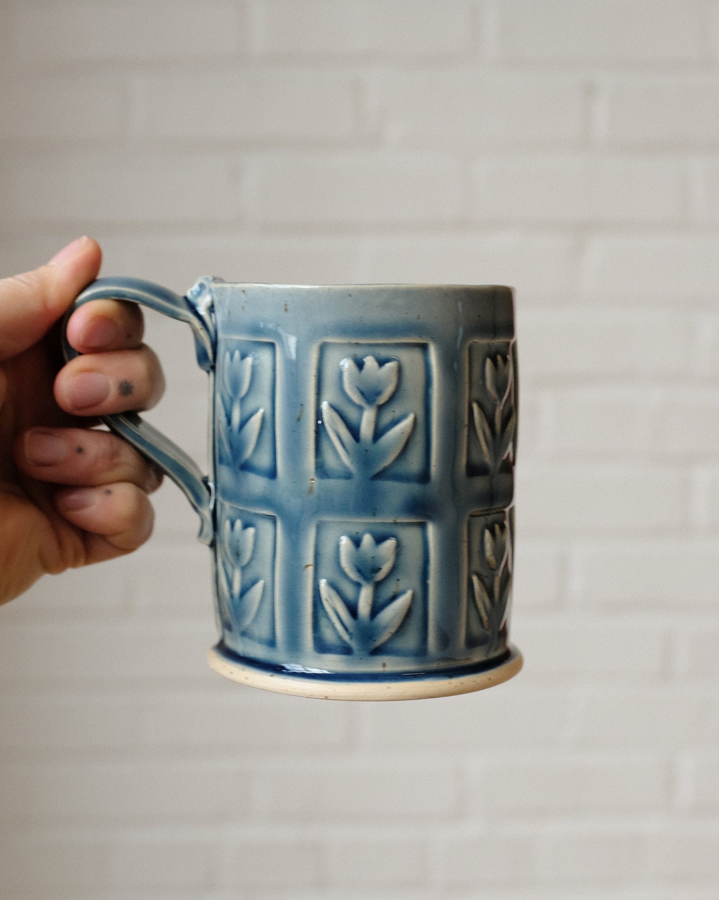 tulip stamp mug tall
