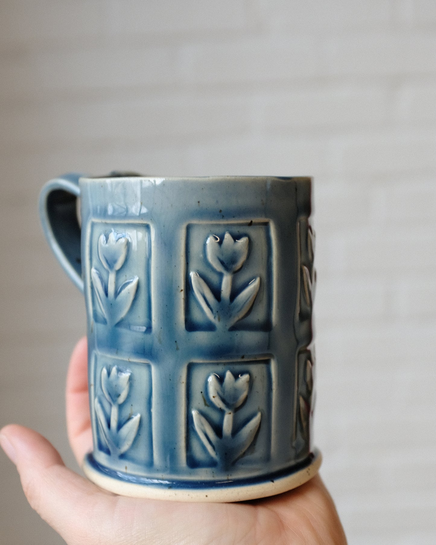 tulip stamp mug tall