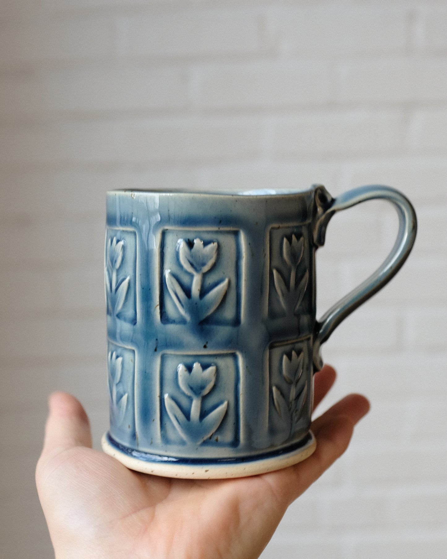 tulip stamp mug tall