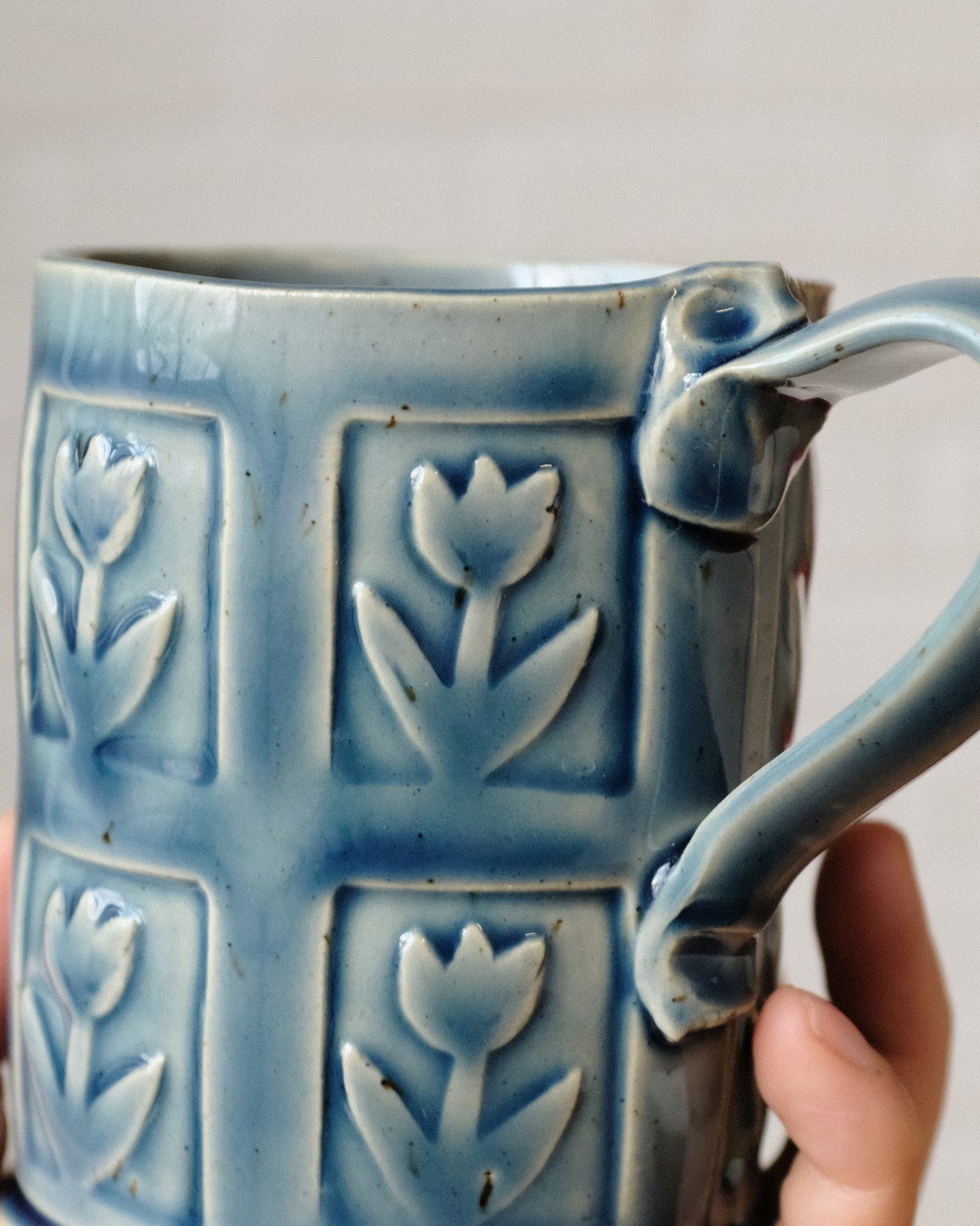 tulip stamp mug tall