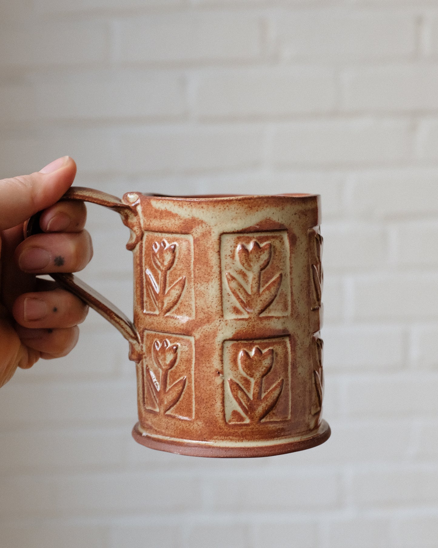 tulip stamp mug tall