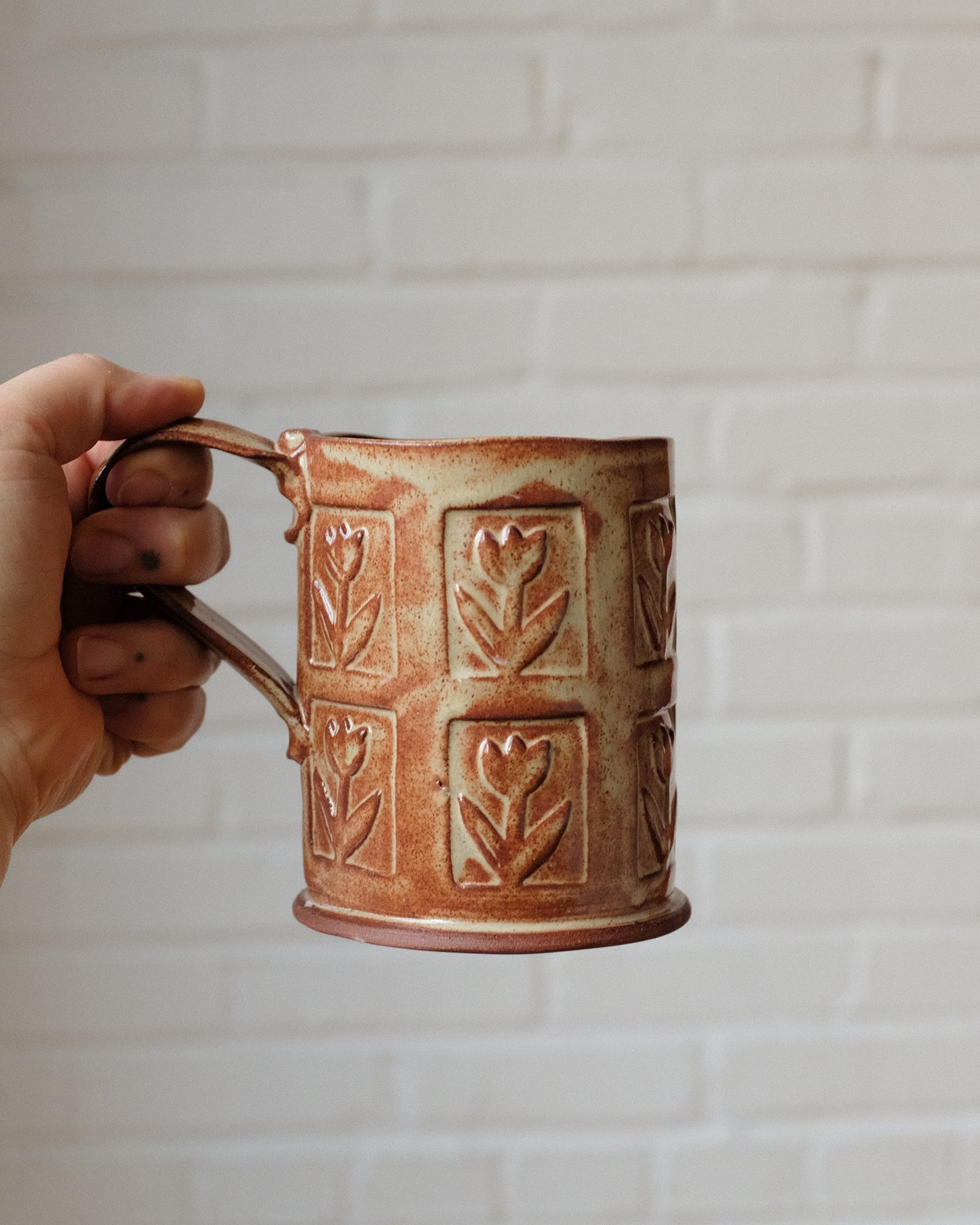 tulip stamp mug tall