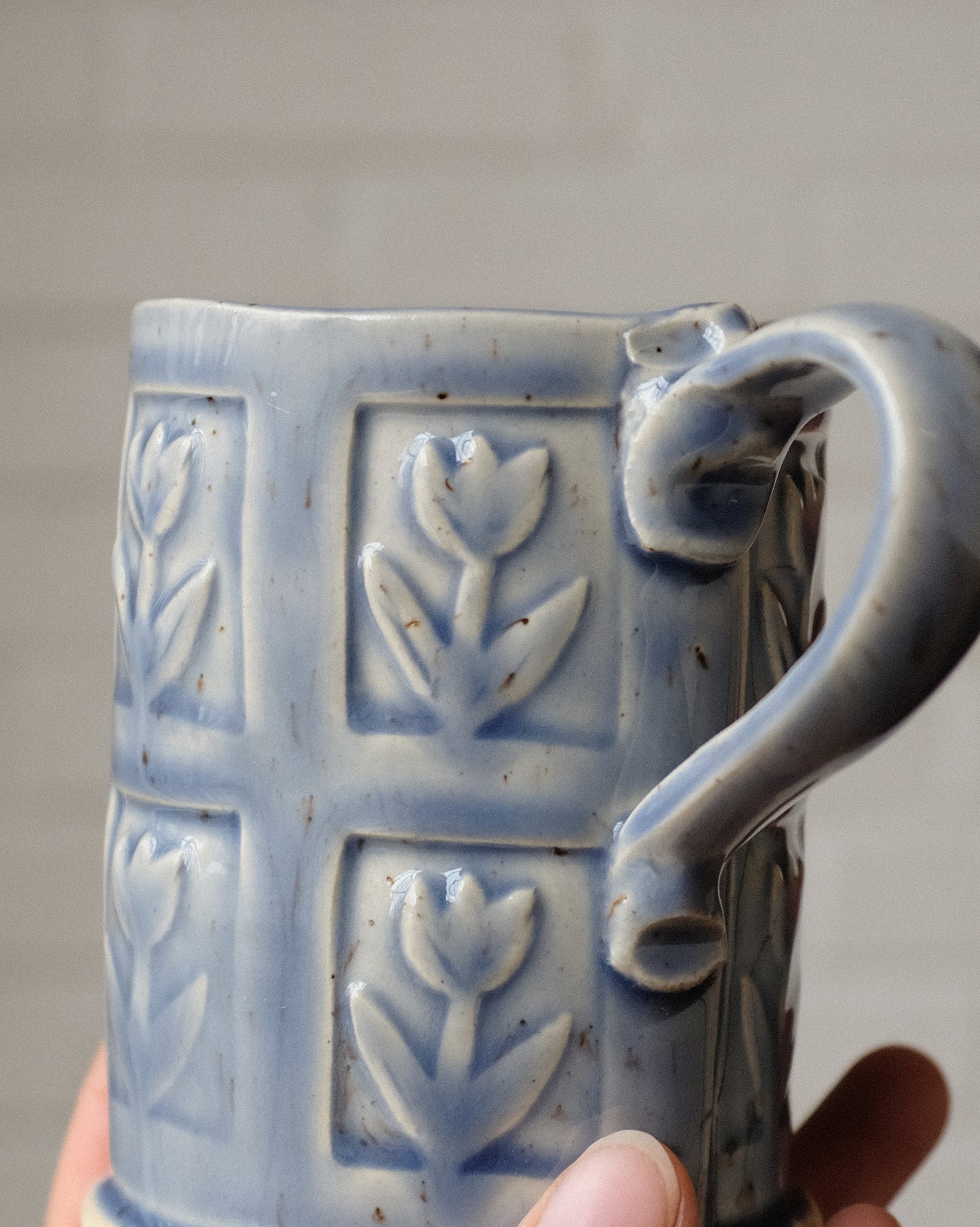 tulip stamp mug tall